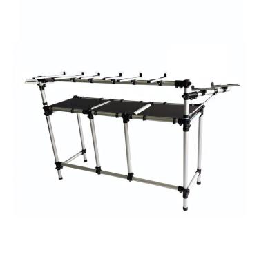 Imagem de Rack Profissional Titanium RDJMK2 Custom Para Mixer, Cdjs, Toca-disco Com Suportes Laterais e Superiores