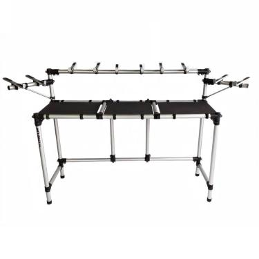 Imagem de Rack Profissional Titanium RDJMK2 Custom Suporte Ideal Para CDJs, Mixers e Toca-discos