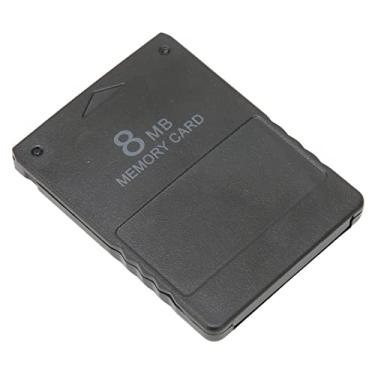 Imagem de Cartão de memória para console de jogos 2 em 1 compatível com todos os jogos PS‑2, Plug and Play, cartão de memória estável para console de jogos (8 MB)