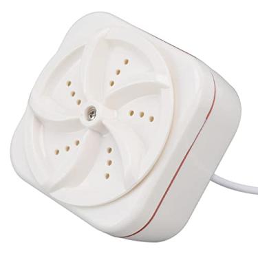 Imagem de DAUERHAFT Máquina de lavar ultrassônica, alimentação por USB de baixo ruído, portátil, tamanho portátil, economia de energia para dormitório para viagens