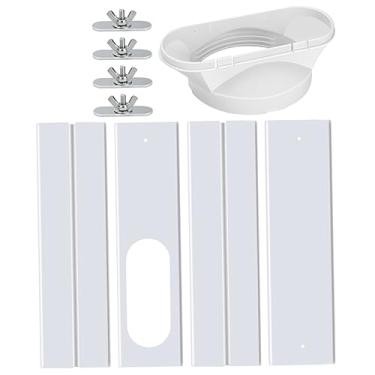 Imagem de Amosfun 1 Conjunto De Painel De Vedação De Janela Para Ar Condicionado Kit De Janela Ac Kit De Janela De Ar Condicionado Kit De Janela De Ar Condicionado Ajustável Kit De Ventilação Ac