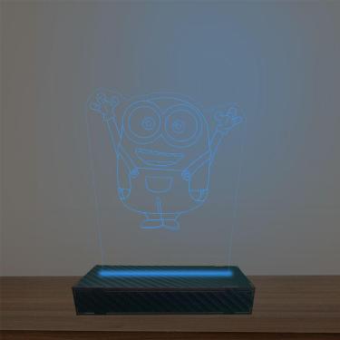 Imagem de Luminária Led 3d Minions Abajur Luxo
