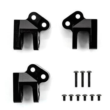 Imagem de SIMBAE Peças De Atualização Para Carro De Esteira Com Controle Remoto Substituição de montagens de link central superior de metal para Axial SCX10 III AXI03007 1/10 RC Crawler Car Upgrade Parts (Preto