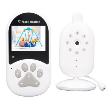 Imagem de Monitor Inteligente para Bebês, Tela HD, Vídeo, Monitor para Bebês, Alertas de Som e Movimento, Controle Remoto, Zoom Panorâmico, Bateria de 1200 MAh (Regulamentos europeus)