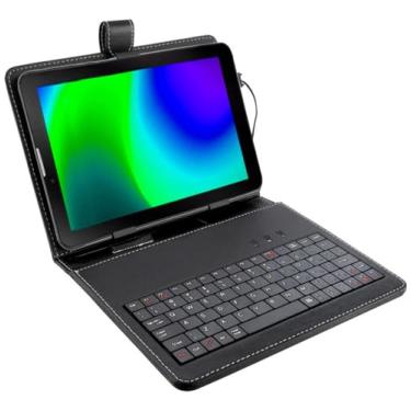 Imagem de Tablet T10 4g 64gb 3gb Ram Hd Azul + Capa com Teclado Preta NK099