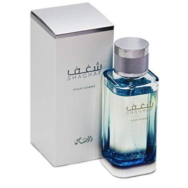 Imagem de Perfume Shaghaf árabe por Homens EDP - Eau De Parfum 100ML (3,4 onças) | Persa Pour Homme spray | base de couro negrito infundido com notas florais místicas | Assinatura Árabe Scent | por Rasasi