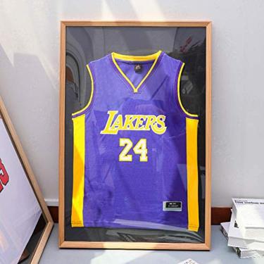 Imagem de Moldura de exibição de camisa esportiva, moldura de exibição de camisa, moldura de exibição montada na parede, moldura de coleção adequada para camisetas, uniformes de futebol, uniformes de