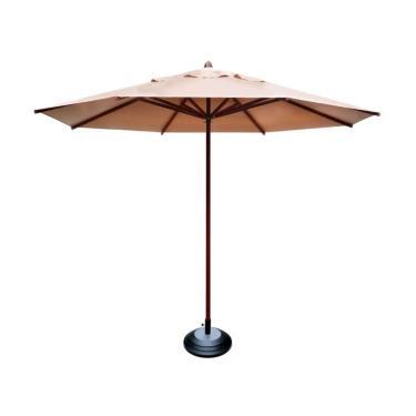 Imagem de Ombrelone Guarda Sol Piscina Casa Praia Base Preto 240Cm