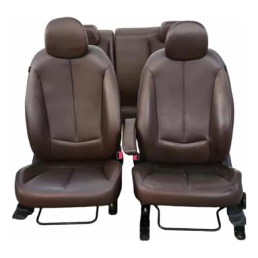 Imagem de Capas Para Banco Em Couro Automotivo Carro Hb20 Hb20s Hb20x (Preto)