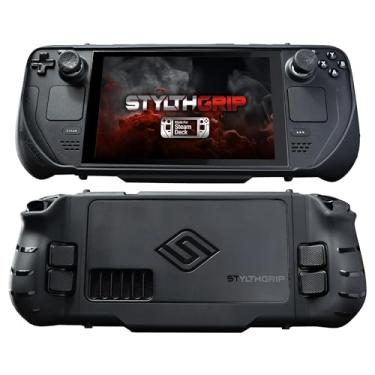 Imagem de Satisfye - StylthGrip, acessórios de aderência compatíveis com o Steam Deck e OLED. Inclui: protetor de tela StylthGrip e StylthGlass Pro