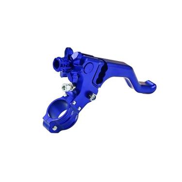Imagem de KZLM Manete de embreagem Stunt Alavanca de embreagem curta CNC 22 mm 7/8 guidão universal para YZ80 YZ85 YZ125 YZ250 YZ250F YZ400F YZ426F Most Dirt Bike Mini Bike Motorcycle (azul) (azul)