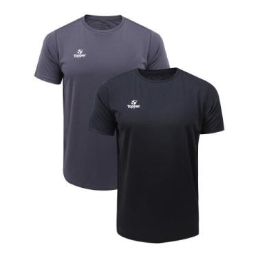 Imagem de Kit 2 Camisetas Topper Classic New Masculina