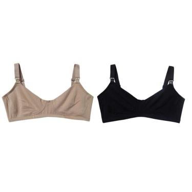 Imagem de Lingerie Mamãe Gestante Sutiã Amamentação Flexível Kit 2 Morisco 4402