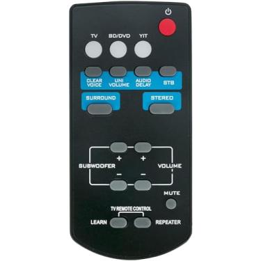 Imagem de Controle remoto de substituição FSR60 WY57800 aplicável para Yamaha Soundbar ATS-1010 YAS-101 YAS-101BL YAS-CU201 ATS1010 YAS101 YAS101BL YFSR60 FSR62 ZC94940