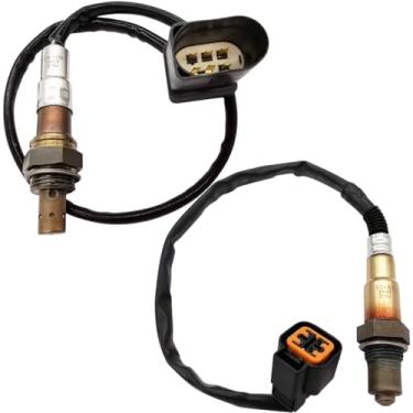 Imagem de Sensor de oxigênio de 2 peças 234-5430 13461 / SG1695 Sensor de fluxo de ar de banda larga Upstream sensor 1 e sensor de fluxo de ar 2 para 2004-2009 Kia Spectra Spectra5 2.0L, para 2007 2008 Hyundai Elantra 2.0L
