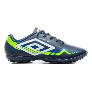 Imagem de Chuteira Infantil Society Umbro Prisma+ Azul 42