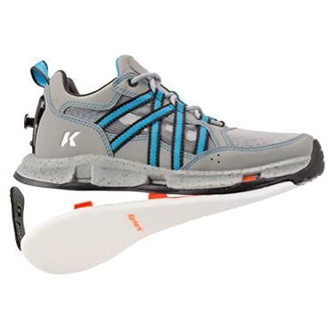 Imagem de KORKERS Sapato feminino All Axis com sola Vibram XS Trek, cor: cinza tempestade/azul, tamanho: 9 (OS3505BE-09)