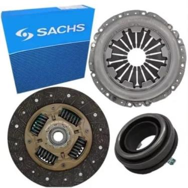 Imagem de Kit Embreagem (Plato/Disco/Rolamento) 6411, Cinza, 215 mm, Sachs