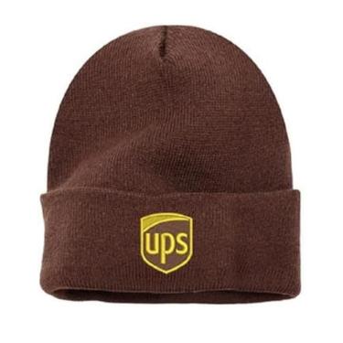 Imagem de ALLNTRENDS Chapéu de fantasia de entregador, bonés de fantasia de Dia das Bruxas, Gorro marrom, tamanho �nico