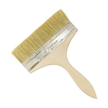 Imagem de Ioensy Pincel de pintura de 8 polegadas Pincel de pintura para colas, manchas, verniz, deck, limpeza