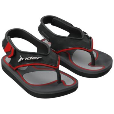 Imagem de Chinelo Infantil Menino Rider Kids R Line Plus II Dedo Preto 19