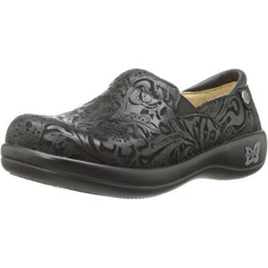 Imagem de Tênis feminino Alegria, Keli Slip-On, Estampa em relevo preto, 40