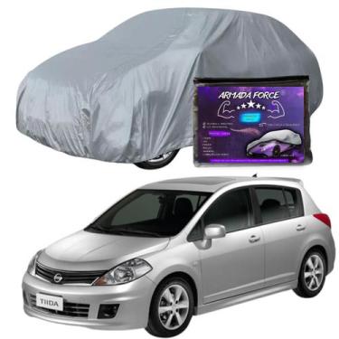 Imagem de Capa De Cobrir Carro Tiida Hatch Sem Forro Impermeável Armada Force - 