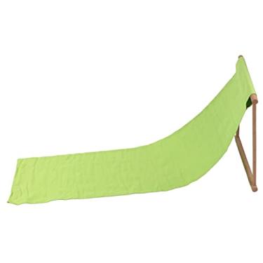 Imagem de Cadeira de Esteira de Praia, Cadeira Dobrável Reclinável Portátil para Viagem de Férias Ao Ar Livre, Rolamento de Peso 330,7lb (Verde)