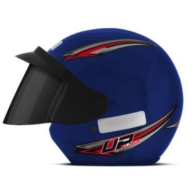 Imagem de Capacete Aberto Mixs Up Feminino Masculino, AZUL, 60