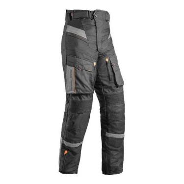 Imagem de Calça Motociclista Texx Armor Big Trail Impermeavel Touring, M, LARANJ