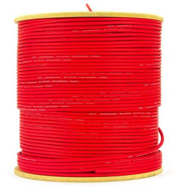 Imagem de Cabo de Guitarra Blindagem Espiral 0.30 - Vermelho10 Metros - CIRILO C
