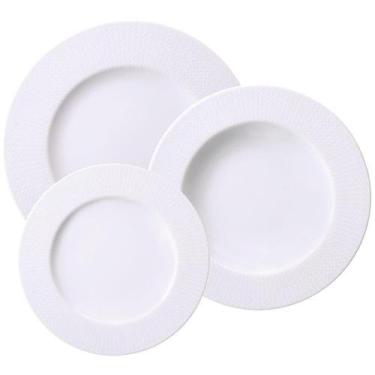 Imagem de Jogo de Pratos Tramontina Mesh em Porcelana Decorada 12 peças - 965890