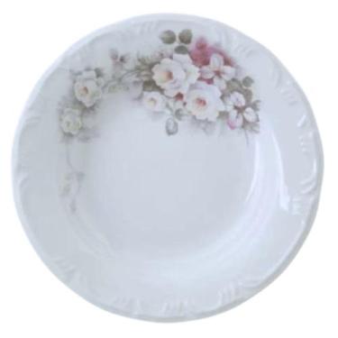 Imagem de Jogo Pratos Rasos 26cm Eterna 6un Porcelana Schmidt , Branco, 06