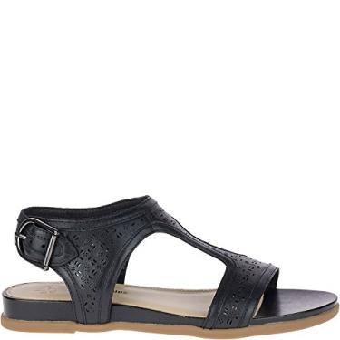 Imagem de Hush Puppies Sandália anabela unissex adulto dálmata, Preto, 6