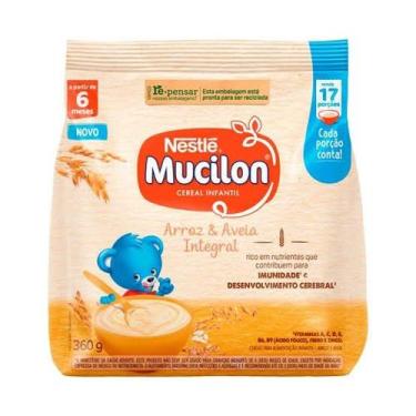 Imagem de Nestlé Mucilon Arroz e Aveia Sachê 360g