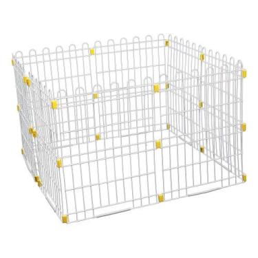 Imagem de Canil Portátil Bragança Cães Branco - Tamanho 2