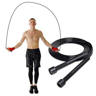 Imagem de Corda De Pular Ajustável Para Exercícios Corda de Saltos Treino Funcio