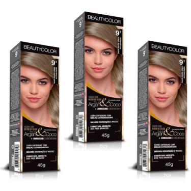 Imagem de Beauty Color Tintura 7.0 LOURO ESCURO 45gr (03 Unidades) Cores Normais