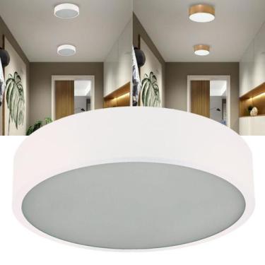 Imagem de Lustre Luminária Plafon de Sobrepor Teto 25cm P/ 2 Lâmpadas E27 Modern