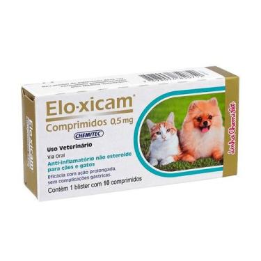 Imagem de Anti-inflamatório Chemitec Eloxicam para Cães e Gatos 0,5mg
