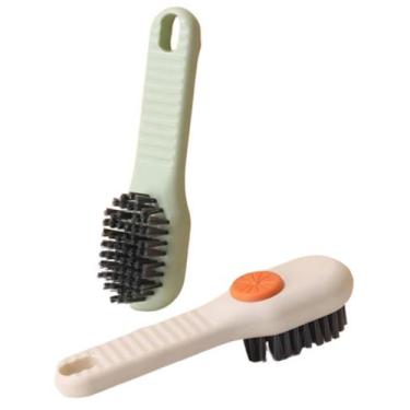 Imagem de KIT 03UN Escova Para Limpeza Sapatos Multifuncional Com Cerdas Macias 