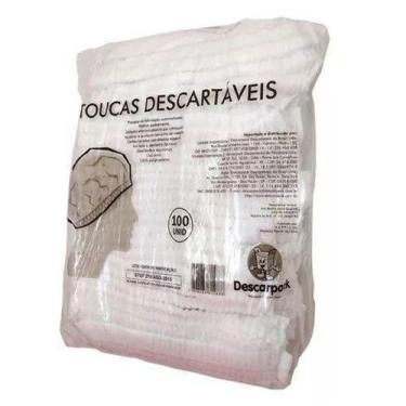 Imagem de Touca sanfonada elastica em tnt 100un descarpack