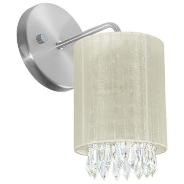 Imagem de Arandelas Redonda Cganza Super Elegante Bege - MARRYLUZ