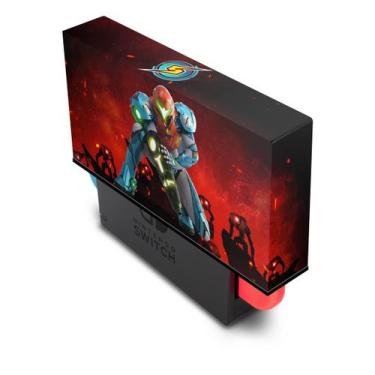 Imagem de Capa Anti Poeira Compatível Nintendo Switch - Metroid Dread - Pop Arte