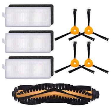 Imagem de Neutop Kit de acessórios de substituição compatível com Ecovacs Deebot N79S N79 DN622 DN622.11 DN622.31 N79W N79se e Deebot 500 DC3G Robot Vacuum com 1 escova de rolo, 3 conjuntos de filtros e 4