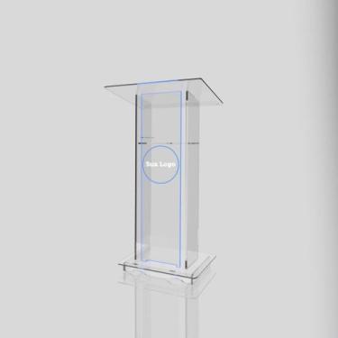 Imagem de Púlpito de Acrílico para Igrejas e Empresas com ou sem Gravação - Acri