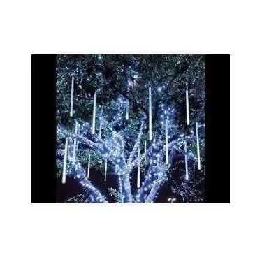 Imagem de Kit 8 Tubo 50cm Snow Led Bivolt Chuva Meteoro Cascata Pisca - mmmagazi