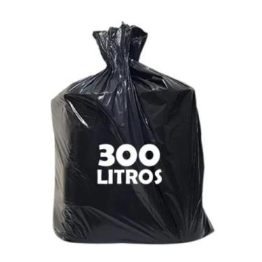 Imagem de Saco de Lixo Preto 300 Litros com 100 unidades - Casa Limpa