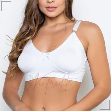 Imagem de Sutiã P/ O Dia A Dia Sem Bojo Sem Aro Não Machuca Macio - Joia Moda In