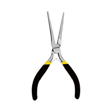 Imagem de Mini Alicate Bico Meia Cana Reto 4.1/2 Bijuteria Artesanato - Tradesta